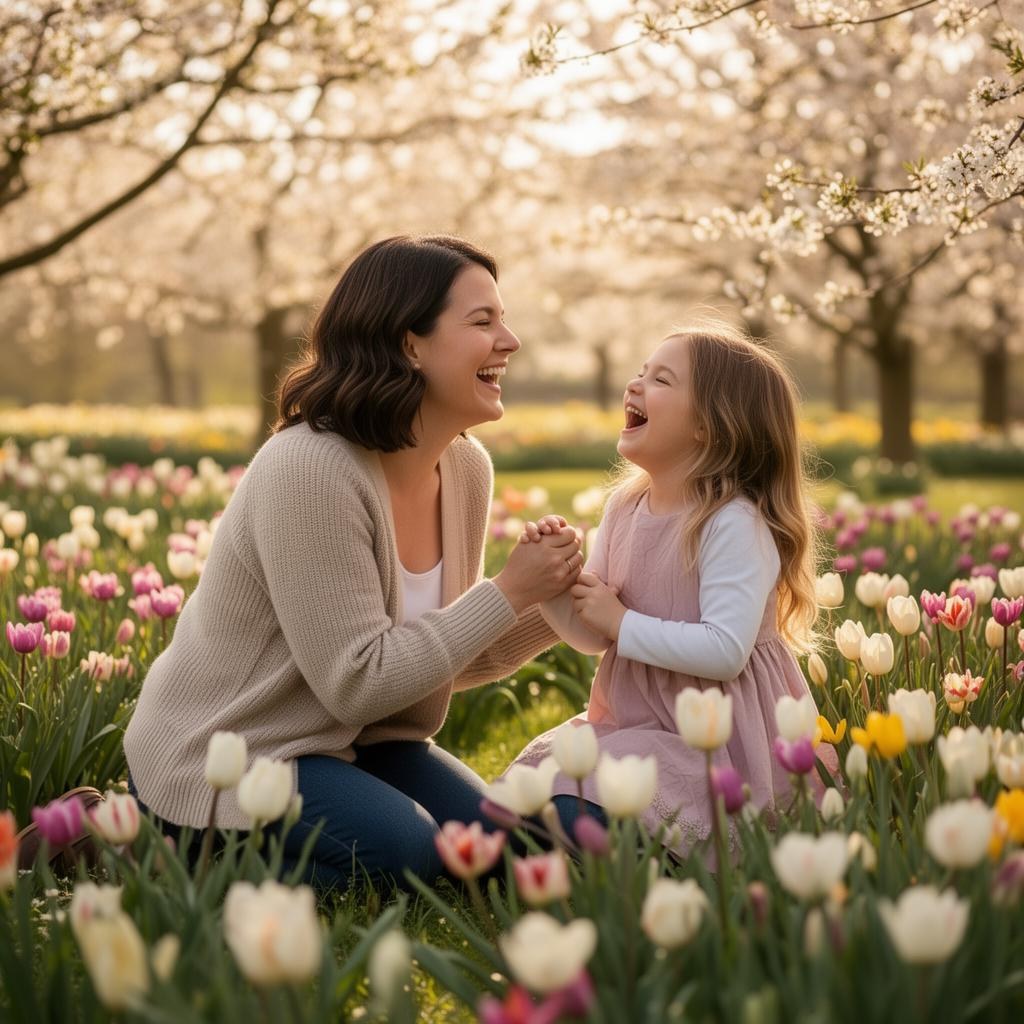 Jardim na Primavera em fotografia premium